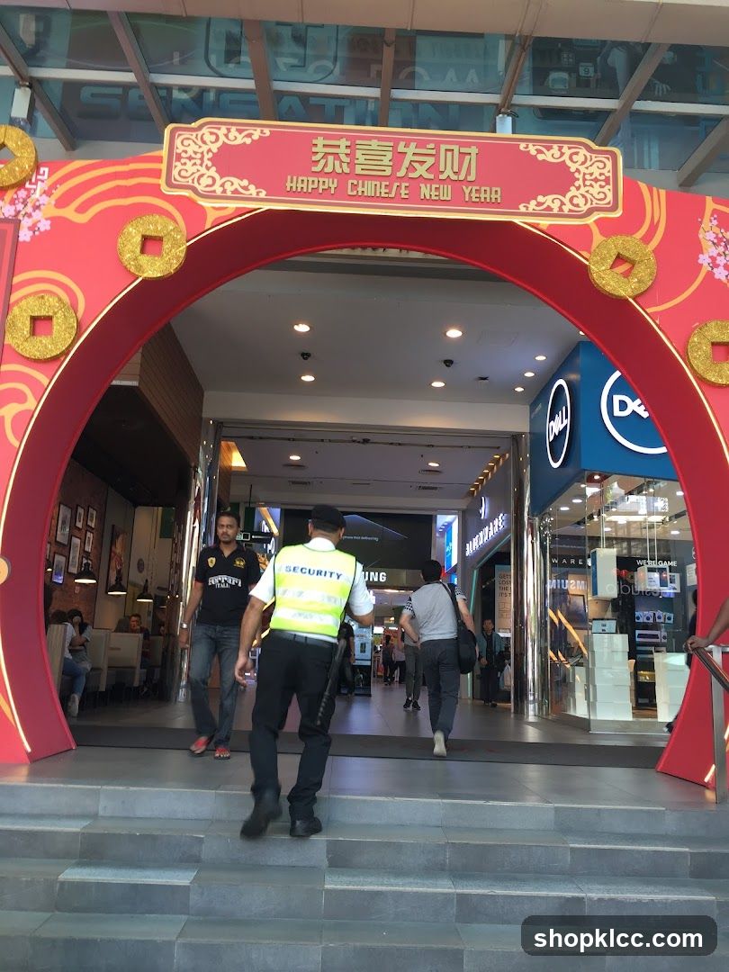 Security Guard at Store Entrance