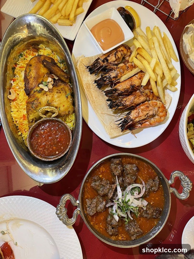Indian and Seafood Platter