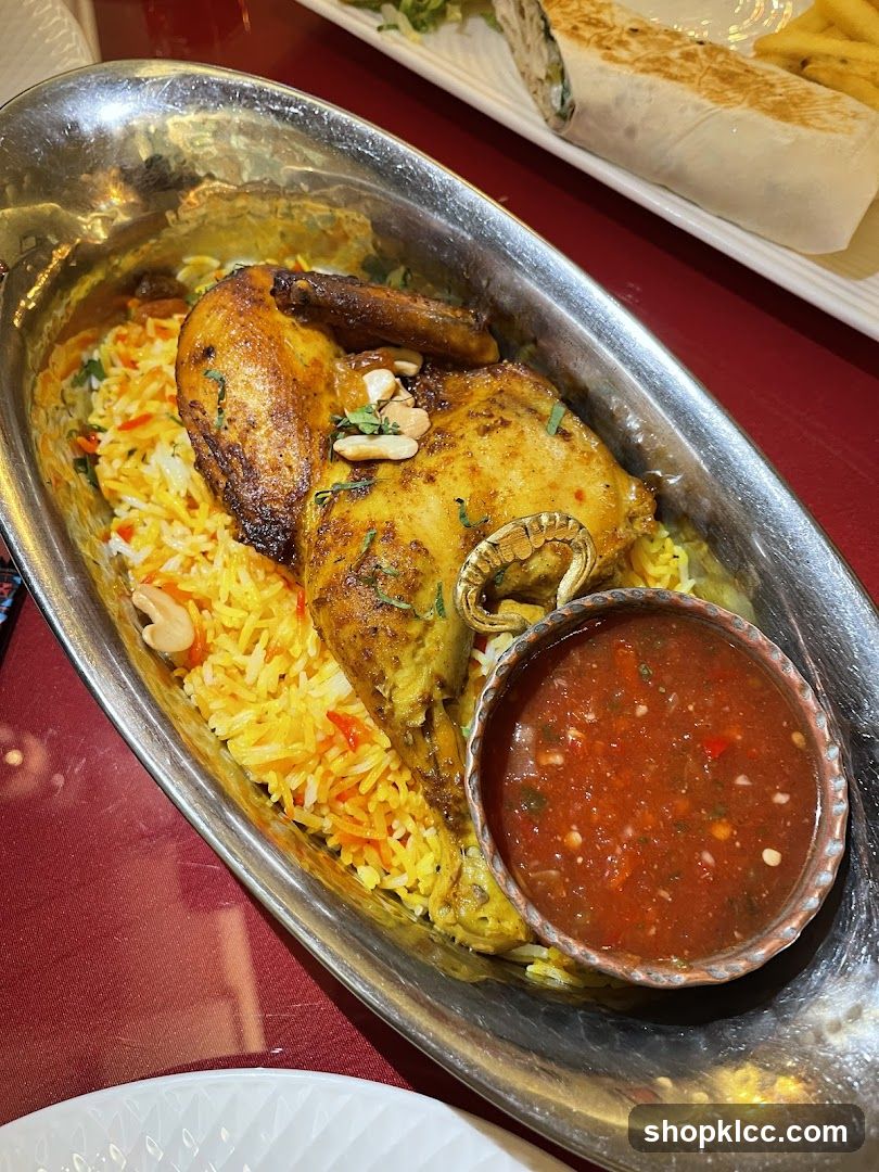 Chicken Biryani with Chutney
