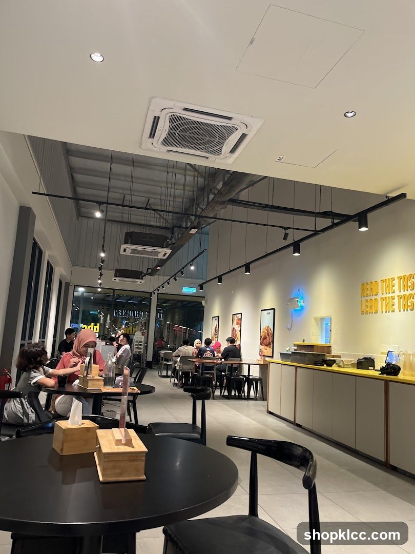Interior of a restaurant