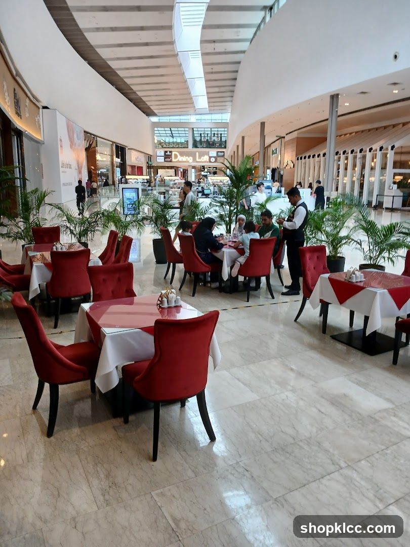 Dining Area in Mall