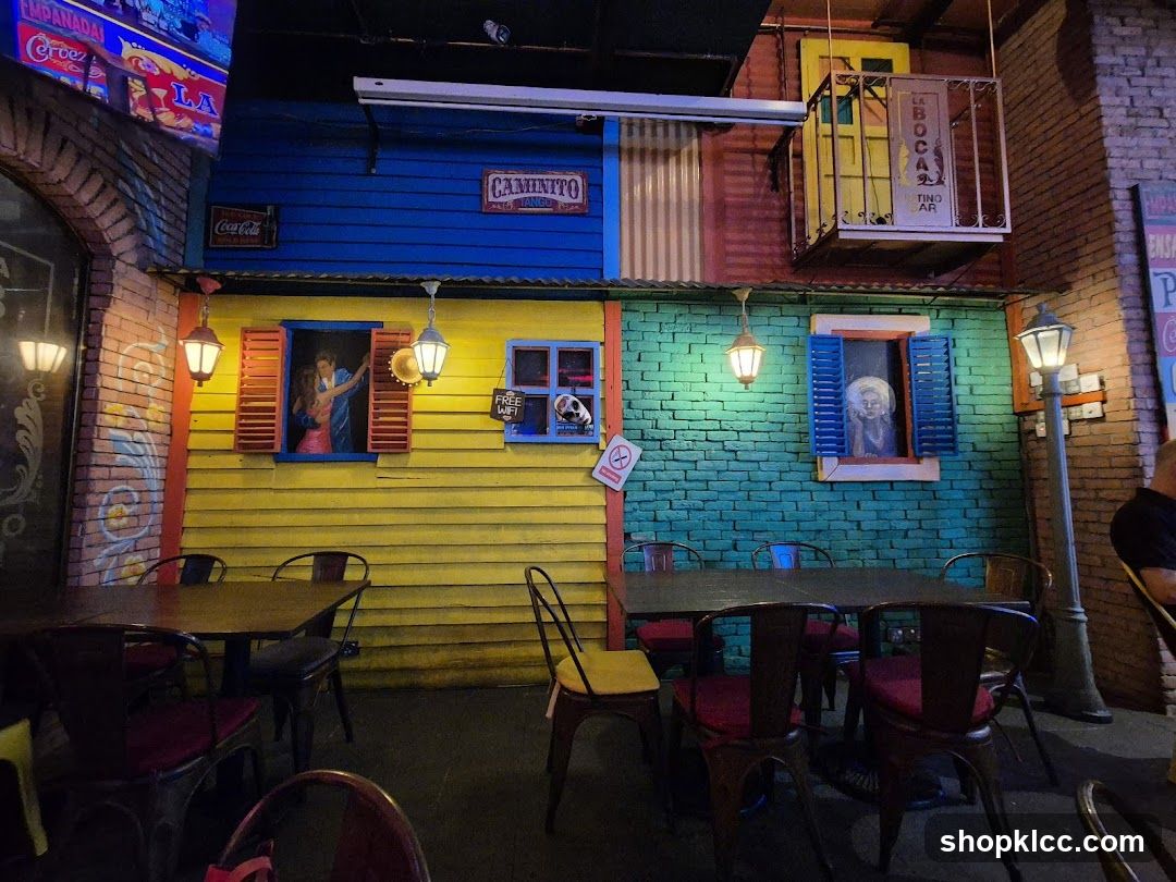 Colorful Bar Interior