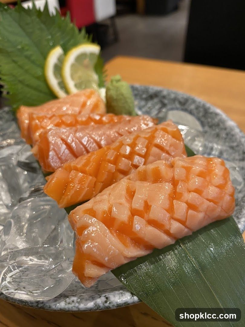 Sashimi Platter with Salmon