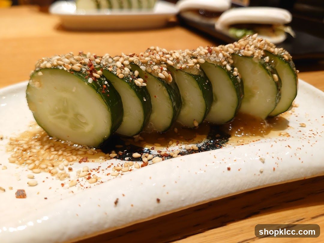 Cucumber Salad with Sesame Seeds