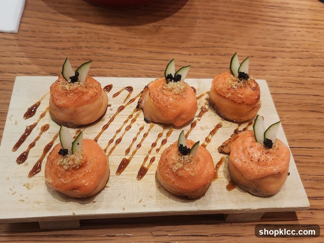 Sashimi Platter with Caviar Garnish