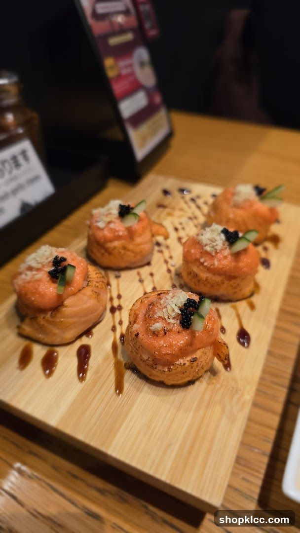Salmon Croquettes with Caviar