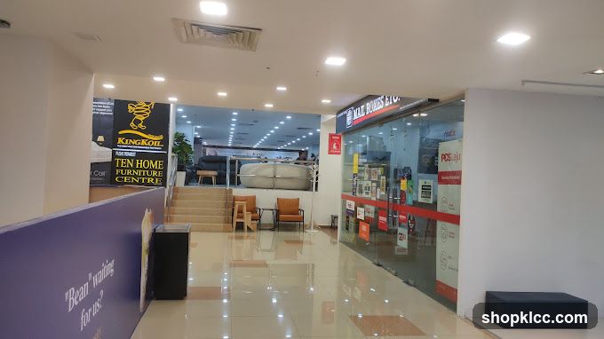 Mall Interior with Furniture Stores