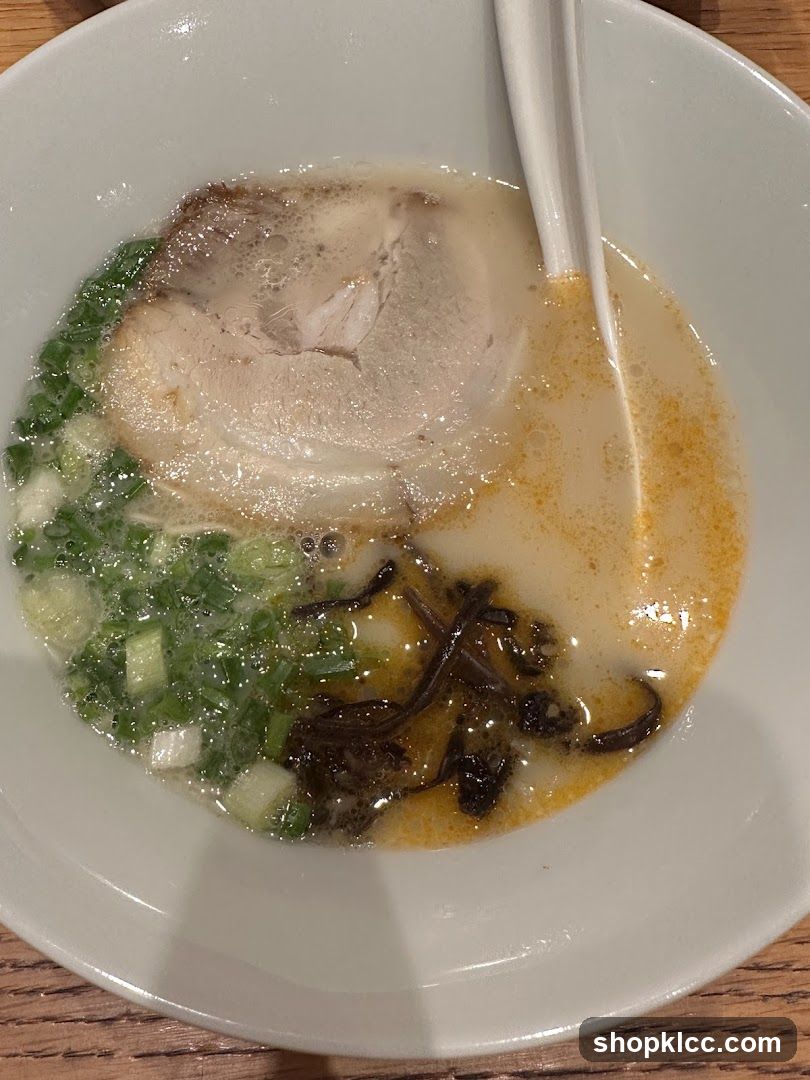 Ramen Bowl with Pork Slice and Green Onions