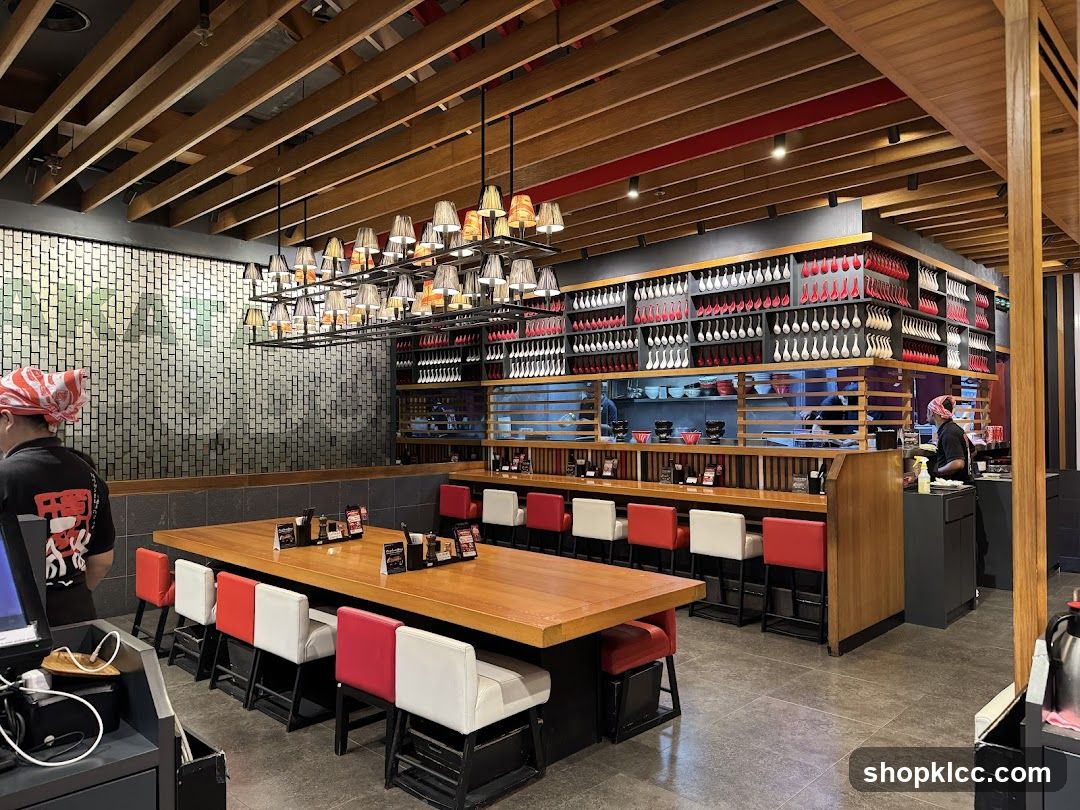 Restaurant Interior with Bar Area