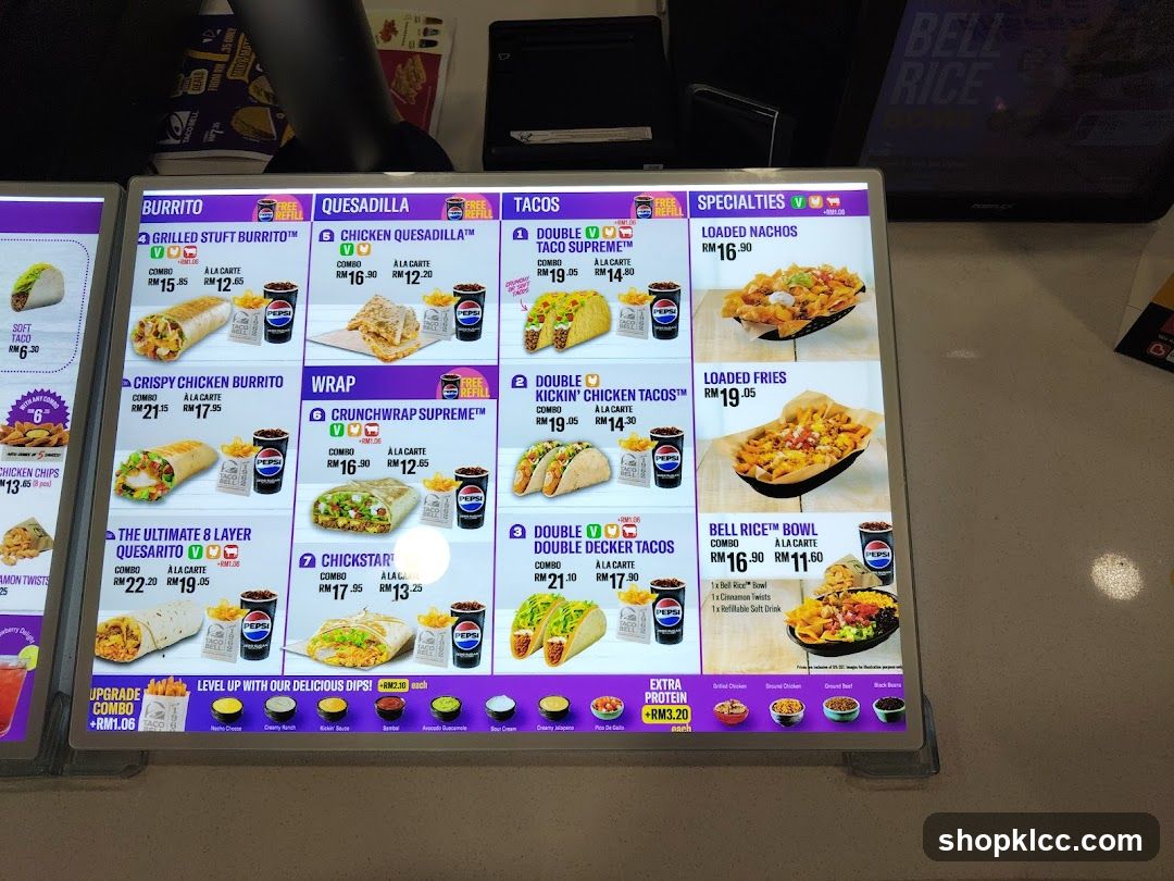 Taco Bell Menu