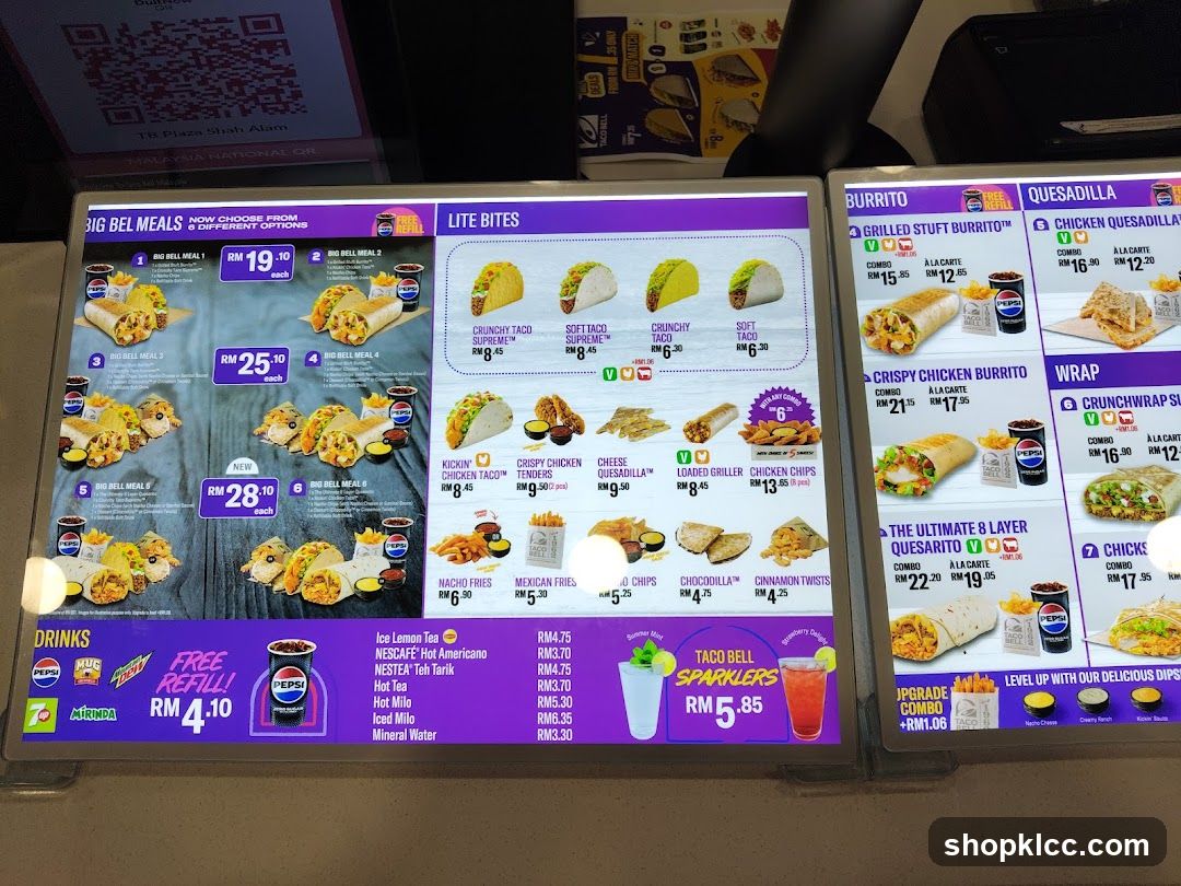 Taco Bell Menu