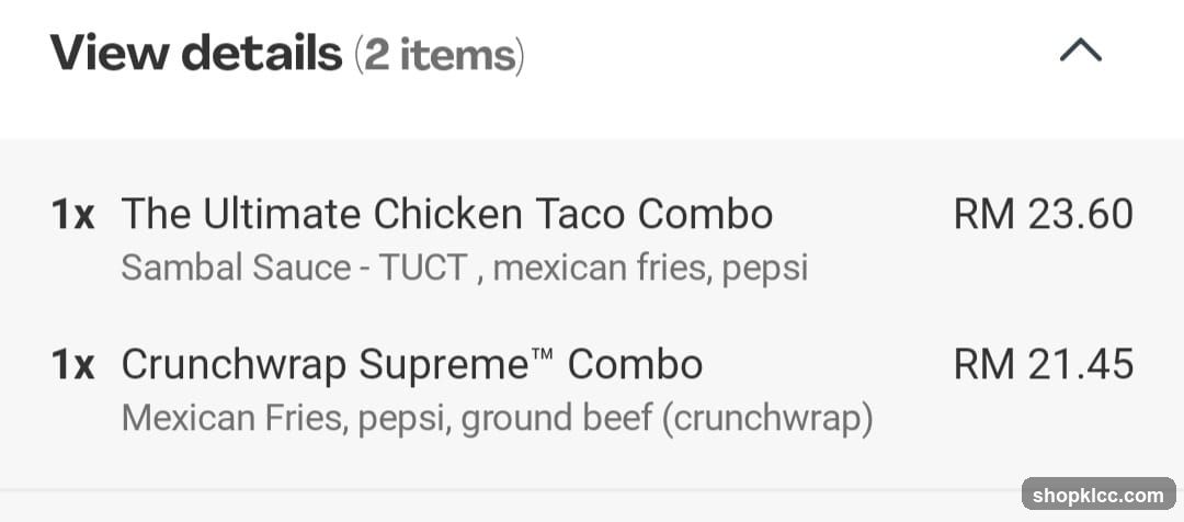 Order Details