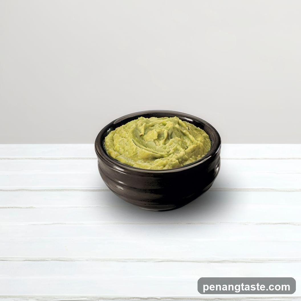 Guacamole in a Bowl