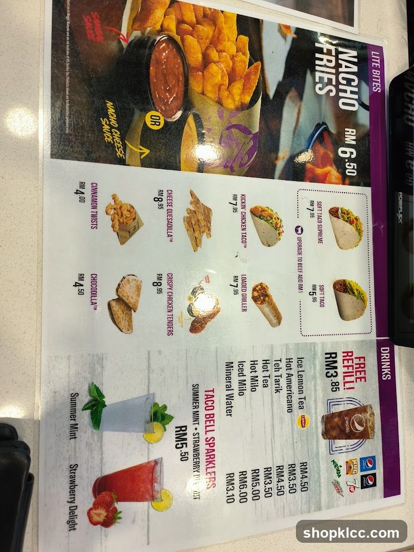 Taco Bell Menu
