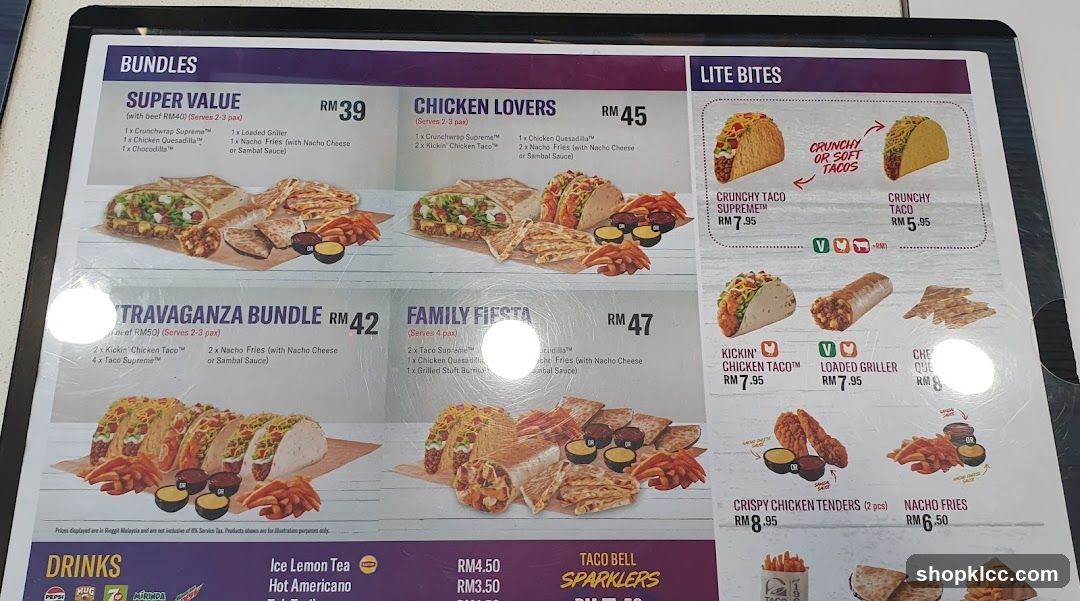 Taco Bell Menu