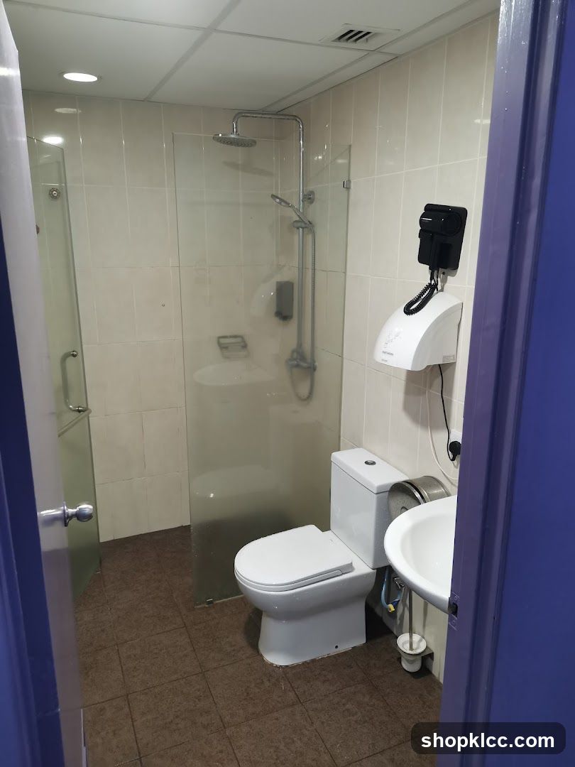 Bathroom with Shower and Toilet