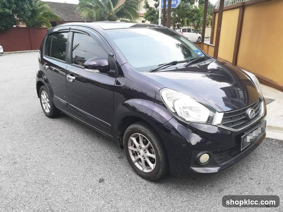 Dark Compact Car Exterior