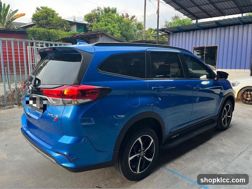 Blue Toyota Fortuner SUV
