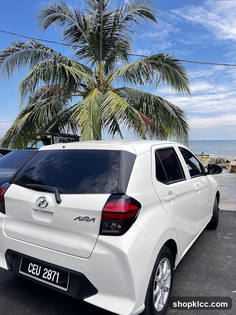 White Car by the Sea