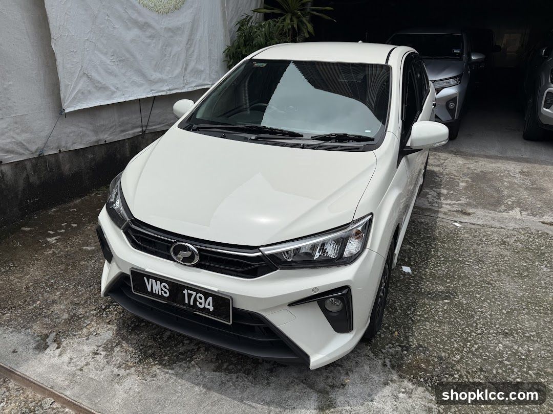 White Car Exterior Shot