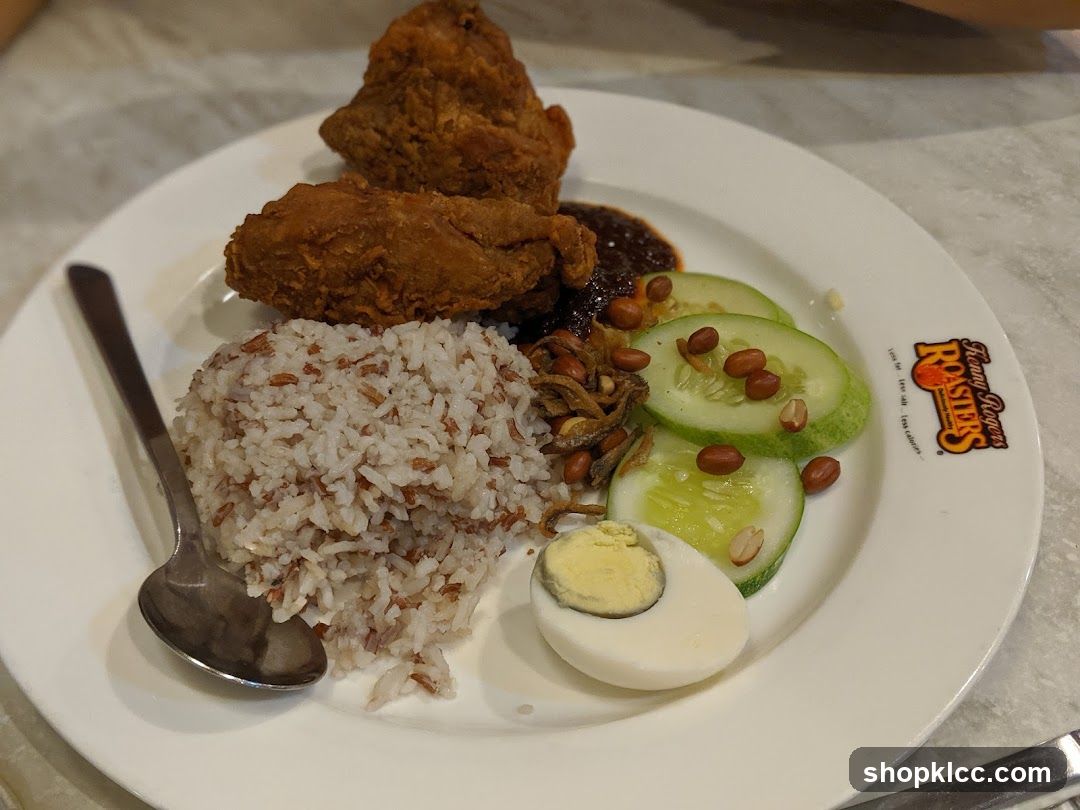 Fried Chicken Rice Plate