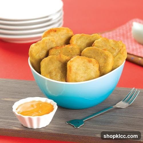 Fried Chicken Patties with Sauce