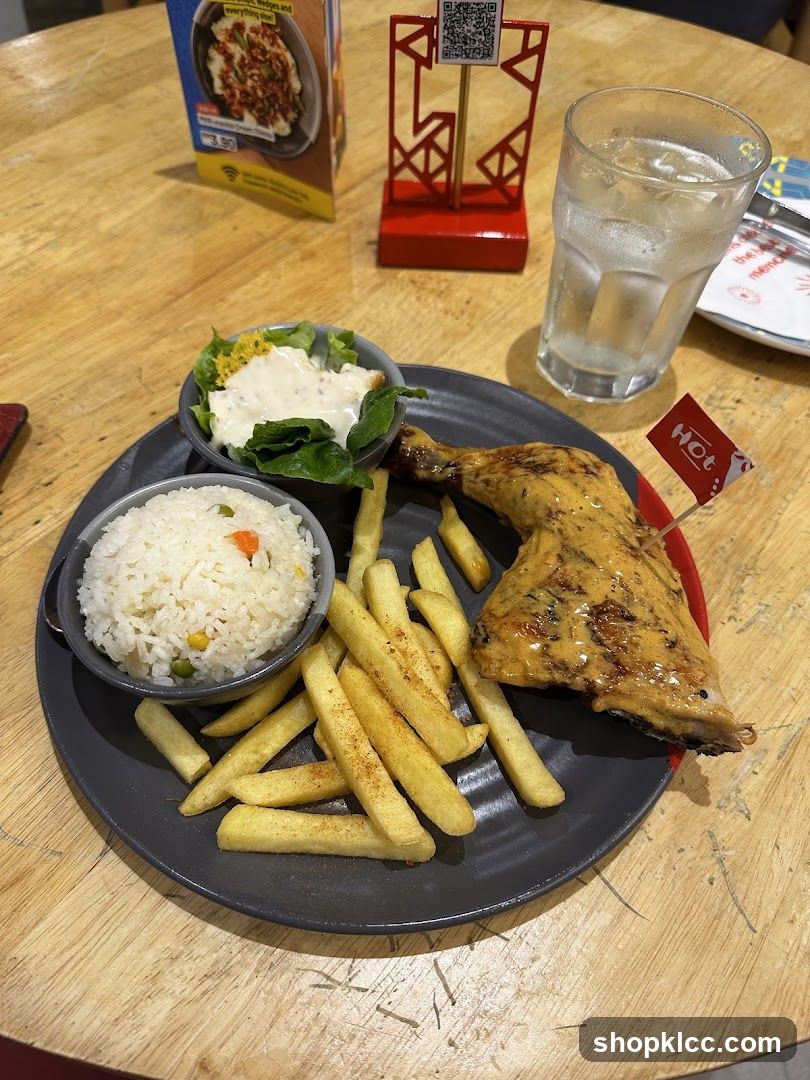 Meal with Chicken and Fries