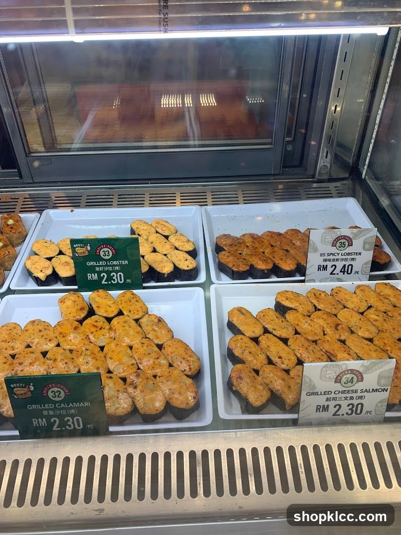 Grilled Seafood Display
