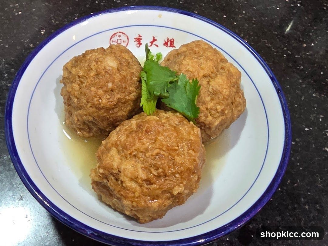 Meatballs with Cilantro