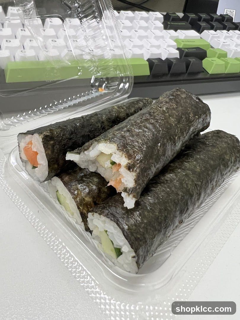 Sushi Rolls in Container