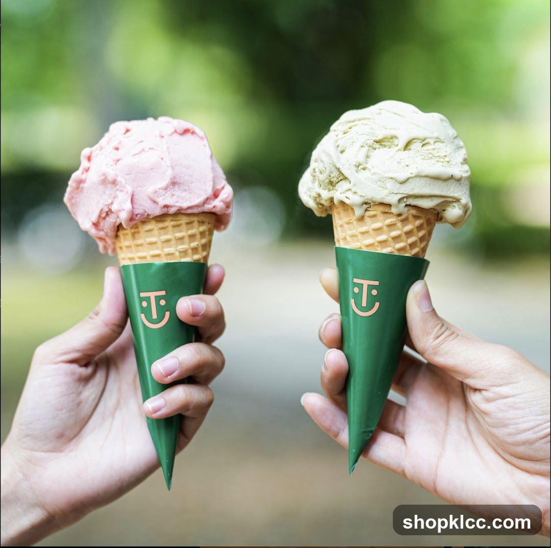 Two Ice Cream Cones
