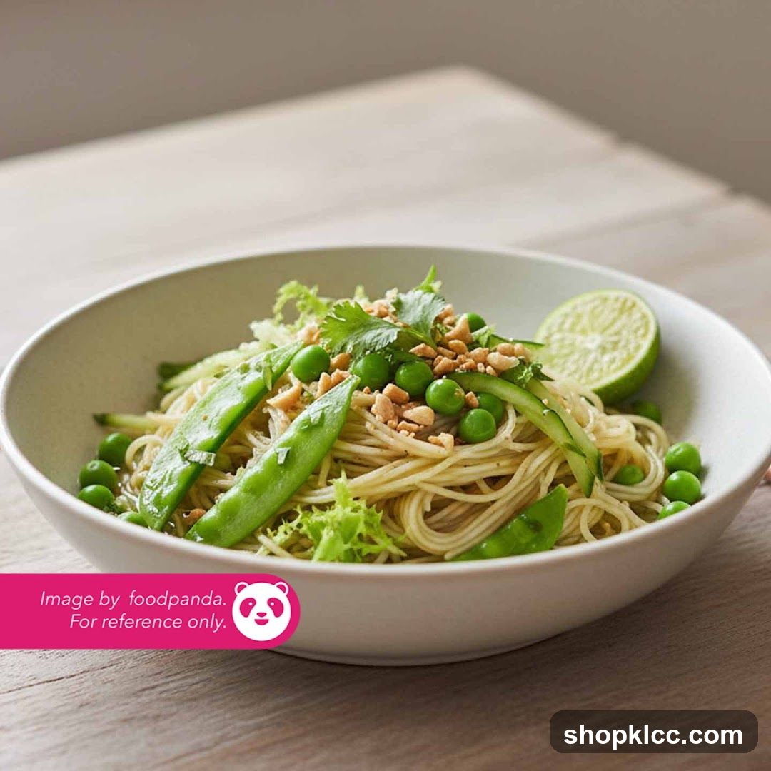 Noodle Dish with Peas and Lime