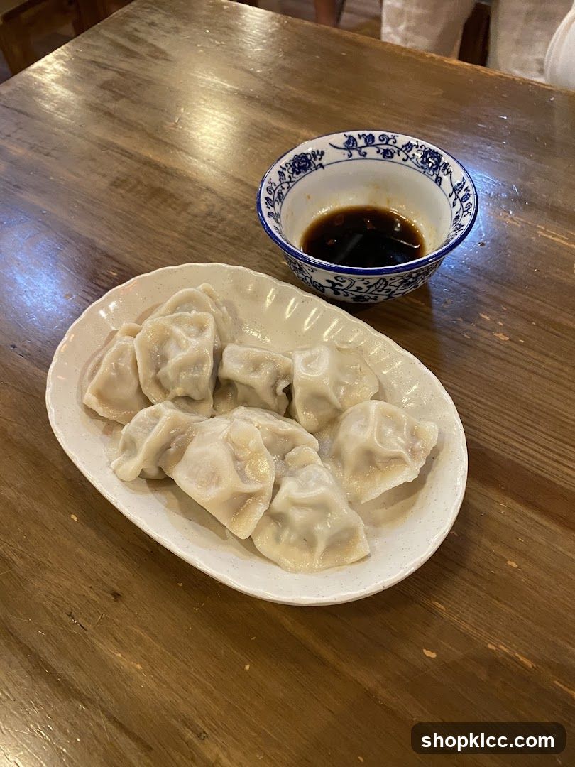 Dumplings with Soy Sauce