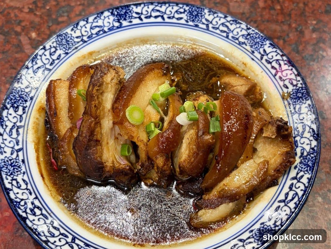 Braised Pork with Scallions