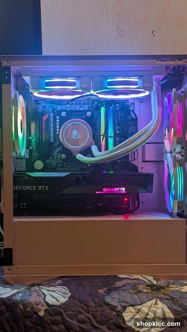 RGB PC Build Interior