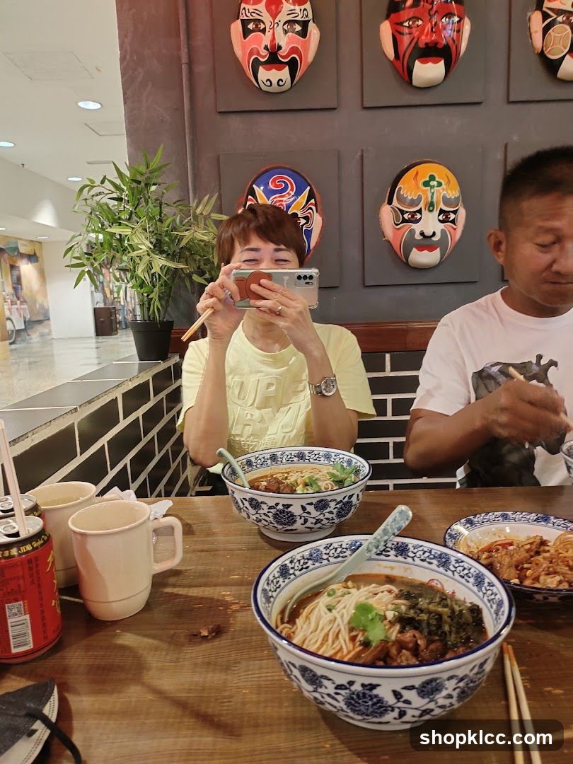 Diners at a Chinese Restaurant
