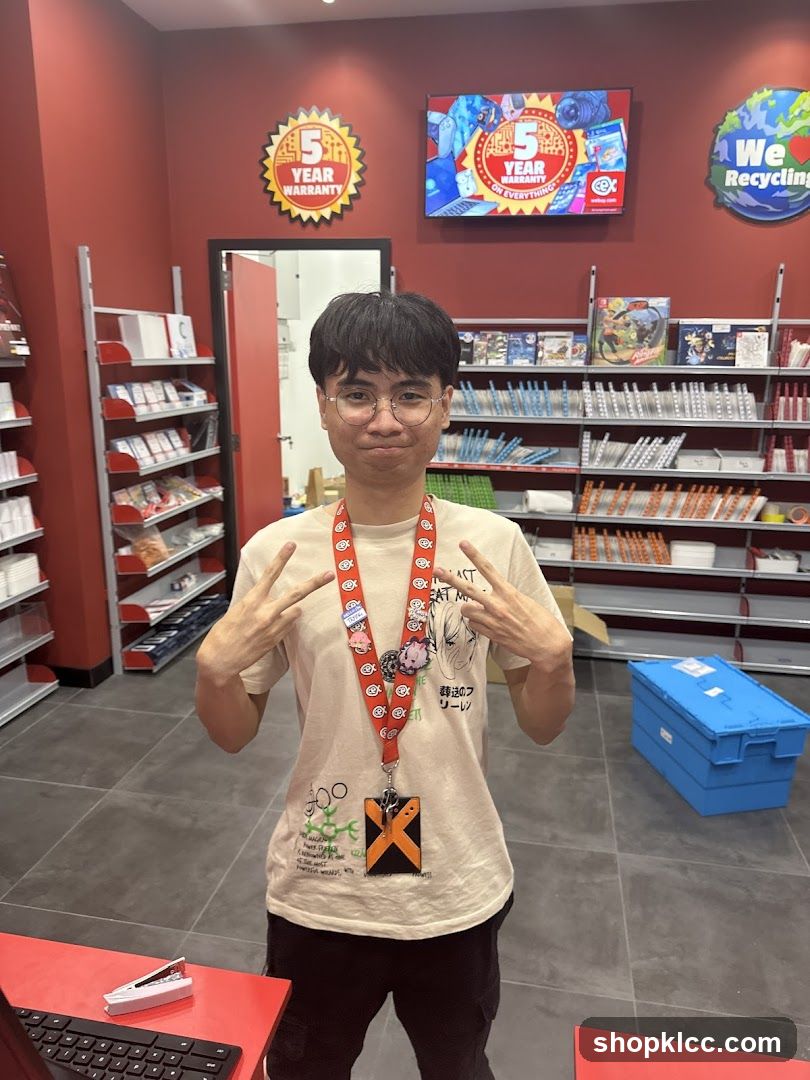 Store Interior with Staff Member