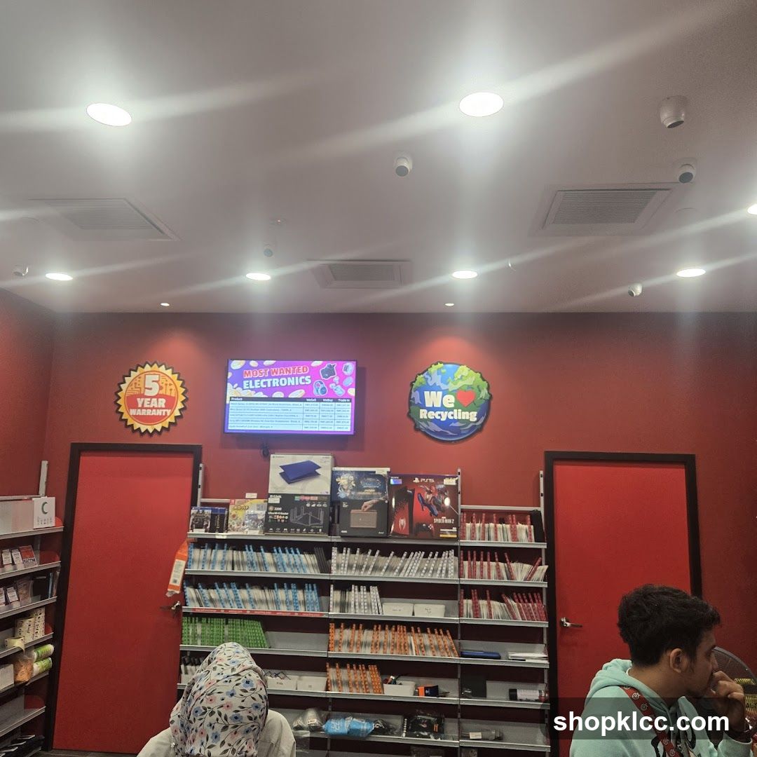 Electronics Store Interior