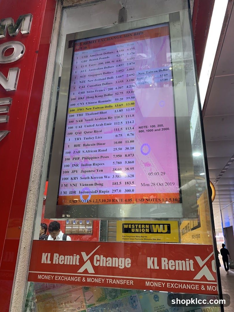 KL Remit Exchange Rate
