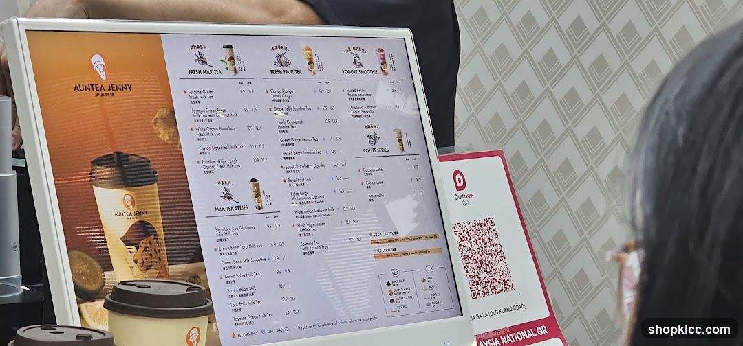 Auntea Jenny Menu