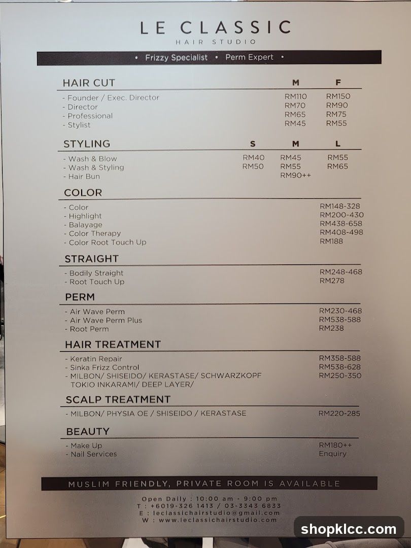 LE CLASSIC HAIR STUDIO