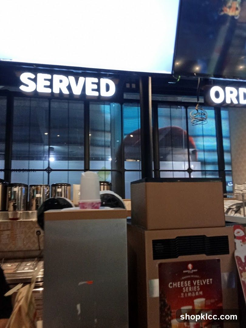 Beverage Shop Counter