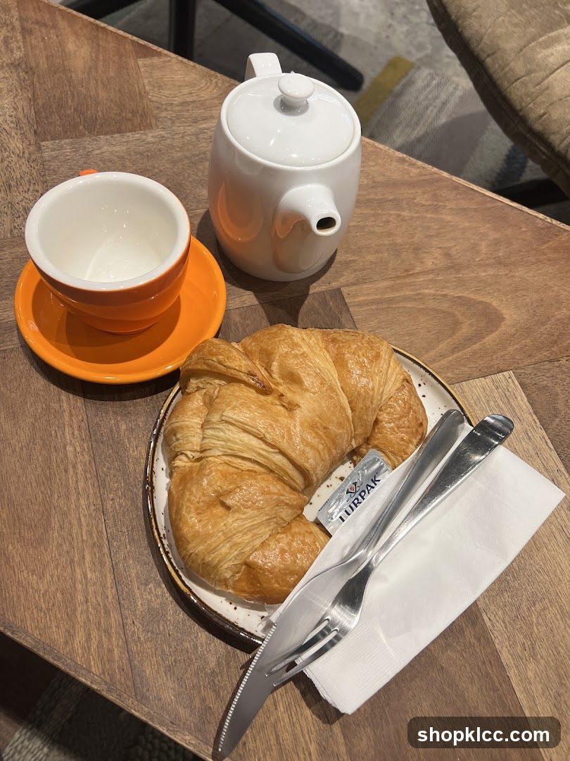 Croissant and Tea