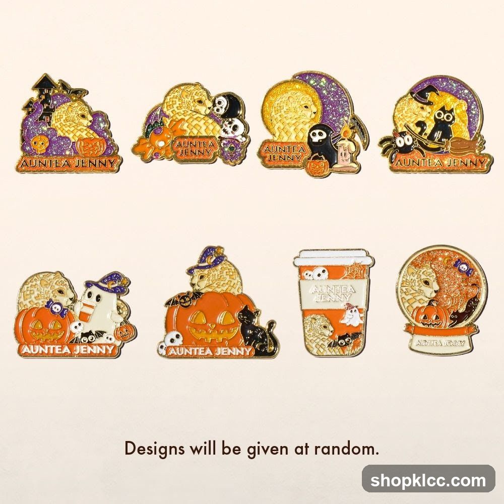 Halloween Themed Enamel Pins