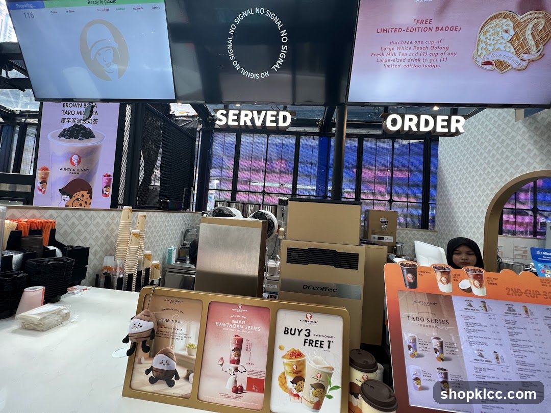 Auntea Jenny Drink Shop Counter