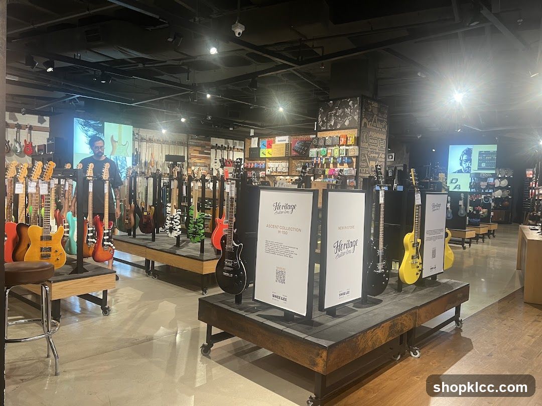 Guitar Store Interior