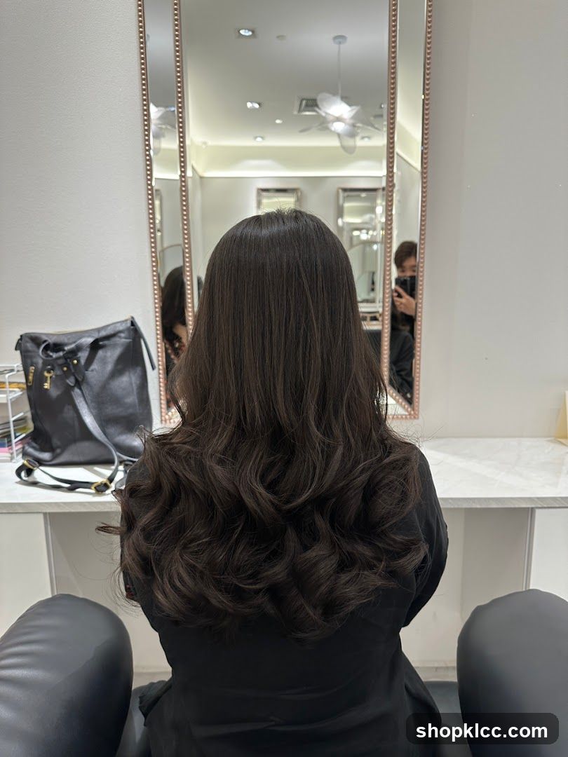 Woman's Hair in Salon