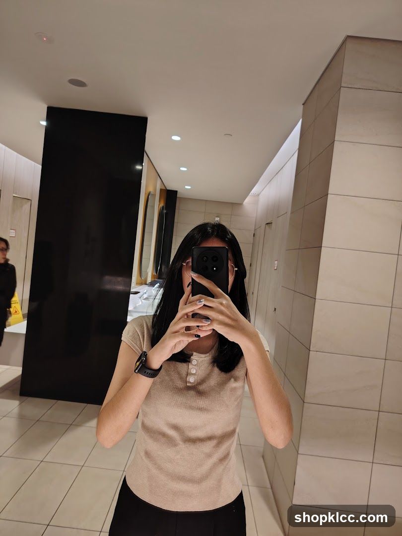Woman Taking a Mirror Selfie