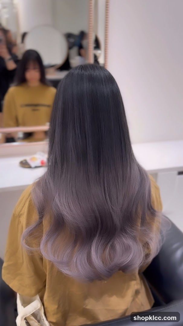 Woman with Ombre Hair
