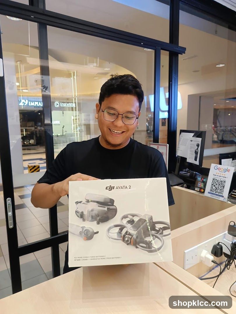 DJI Avata 2 Drone Box Display